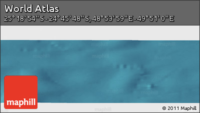 Satellite Panoramic Map of the Area around 25° 2' 21" S, 49° 22' 30" E