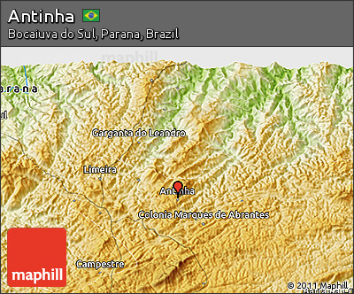 Physical 3D Map of Antinha