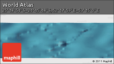 Satellite Panoramic Map of the Area around 25° 2' 21" S, 52° 46' 29" E