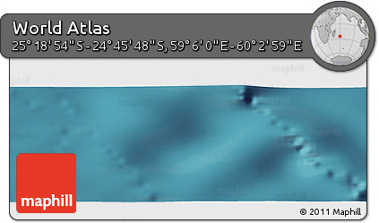 Satellite Panoramic Map of the Area around 25° 2' 21" S, 59° 34' 30" E