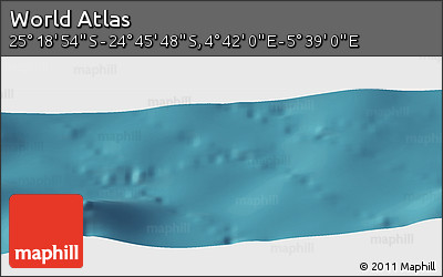 Satellite Panoramic Map of the Area around 25° 2' 21" S, 5° 10' 30" E