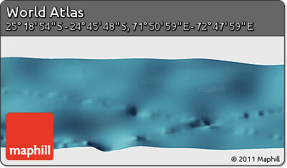 Satellite Panoramic Map of the Area around 25° 2' 21" S, 72° 19' 29" E