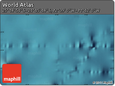 Satellite Map of the Area around 25° 2' 21" S, 72° 10' 30" W