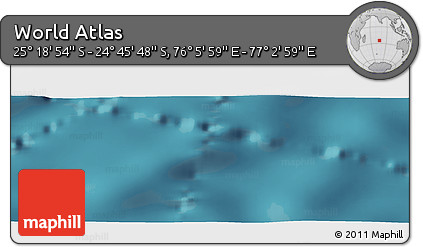 Satellite Panoramic Map of the Area around 25° 2' 21" S, 76° 34' 29" E