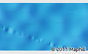 Physical 3D Map of the area around 25° 2' 21" S, 77° 25' 30" E