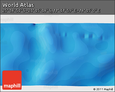 Political 3D Map of the Area around 25° 2' 21" S, 78° 16' 30" E