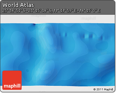 Political 3D Map of the Area around 25° 2' 21" S, 78° 16' 30" E