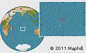 Satellite Location Map of the area around 25° 2' 21" S, 78° 16' 30" E