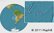 Satellite Location Map of the area around 25° 2' 21" S, 78° 7' 30" W