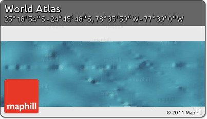 Satellite Panoramic Map of the Area around 25° 2' 21" S, 78° 7' 30" W