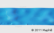Physical Panoramic Map of the area around 25° 2' 21" S, 83° 22' 30" E