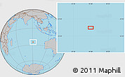 Gray Location Map of the area around 25° 2' 21" S, 91° 1' 30" E