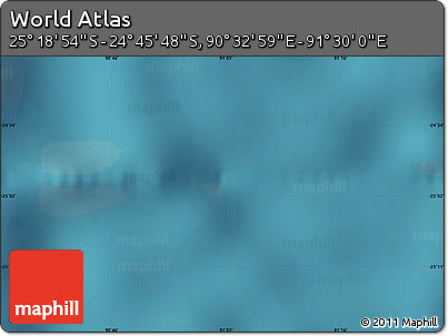 Satellite Map of the Area around 25° 2' 21" S, 91° 1' 30" E