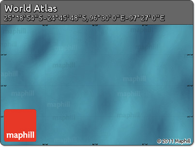 Satellite Map of the Area around 25° 2' 21" S, 96° 58' 29" E