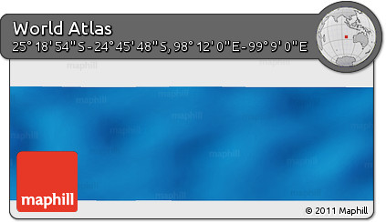 Physical Panoramic Map of the Area around 25° 2' 21" S, 98° 40' 30" E