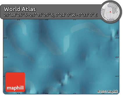 Satellite Map of the Area around 25° 31' 56" S, 0° 4' 30" E