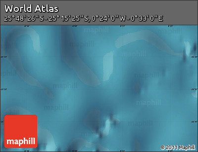 Satellite Map of the Area around 25° 31' 56" S, 0° 4' 30" E