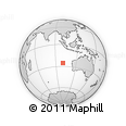 Outline Map of the Area around 25° 31' 56" S, 100° 22' 30" E, rectangular outline