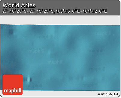 Satellite 3D Map of the Area around 25° 31' 56" S, 101° 13' 29" E