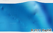 Physical 3D Map of the area around 25° 31' 56" S, 106° 19' 29" E