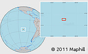 Gray Location Map of the area around 25° 31' 56" S, 107° 1' 30" W