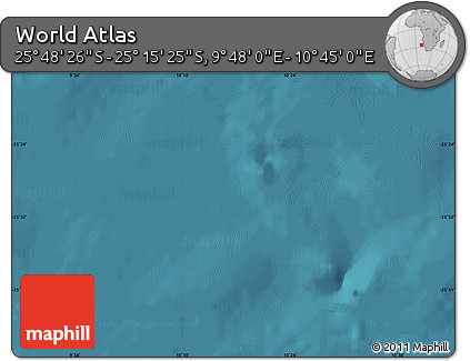 Satellite Map of the Area around 25° 31' 56" S, 10° 16' 30" E