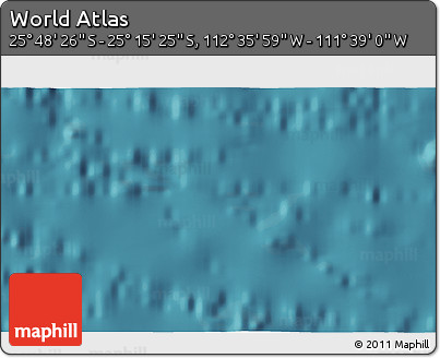 Satellite 3D Map of the Area around 25° 31' 56" S, 112° 7' 30" W