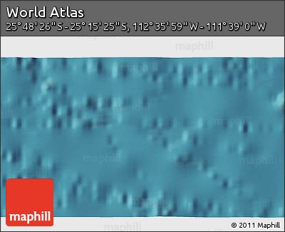 Satellite 3D Map of the Area around 25° 31' 56" S, 112° 7' 30" W