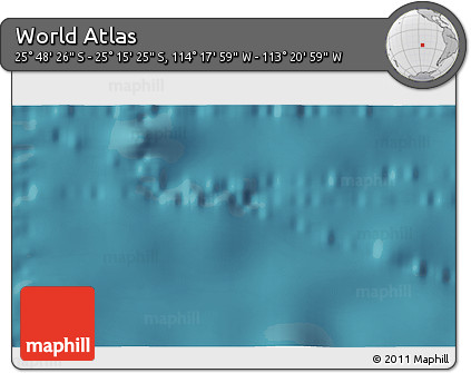 Satellite 3D Map of the Area around 25° 31' 56" S, 113° 49' 29" W