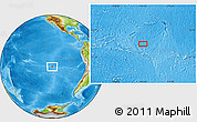 Physical Location Map of the area around 25° 31' 56" S, 114° 40' 30" W