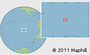 Savanna Style Location Map of the area around 25° 31' 56" S, 114° 40' 30" W