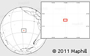 Blank Location Map of the area around 25° 31' 56" S, 116° 22' 30" W