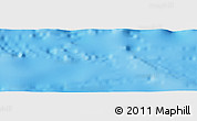 Shaded Relief Panoramic Map of the area around 25° 31' 56" S, 116° 22' 30" W