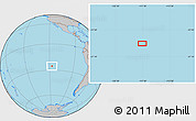Gray Location Map of the area around 25° 31' 56" S, 117° 13' 29" W