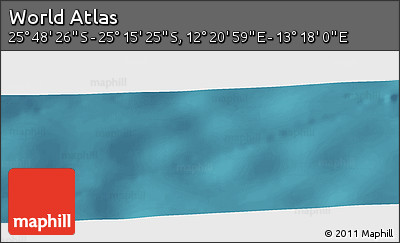 Satellite Panoramic Map of the Area around 25° 31' 56" S, 12° 49' 29" E
