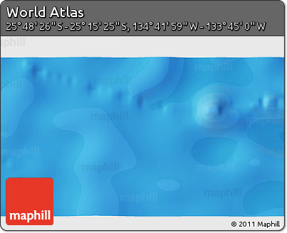 Political 3D Map of the Area around 25° 31' 56" S, 134° 13' 29" W