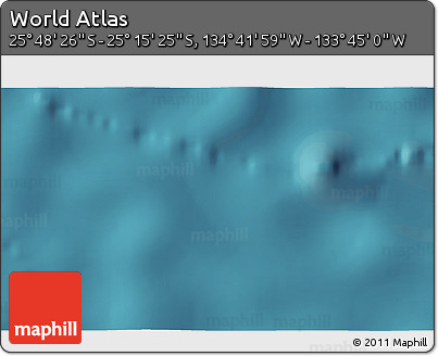 Satellite 3D Map of the Area around 25° 31' 56" S, 134° 13' 29" W