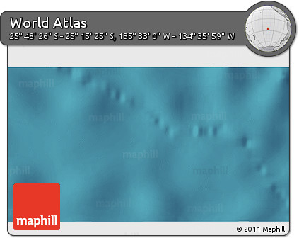 Satellite 3D Map of the Area around 25° 31' 56" S, 135° 4' 29" W