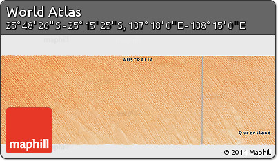 Satellite Panoramic Map of the Area around 25° 31' 56" S, 137° 46' 30" E