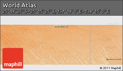 Satellite Panoramic Map of the Area around 25° 31' 56" S, 137° 46' 30" E
