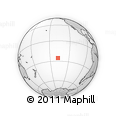 Outline Map of the Area around 25° 31' 56" S, 137° 37' 30" W, rectangular outline