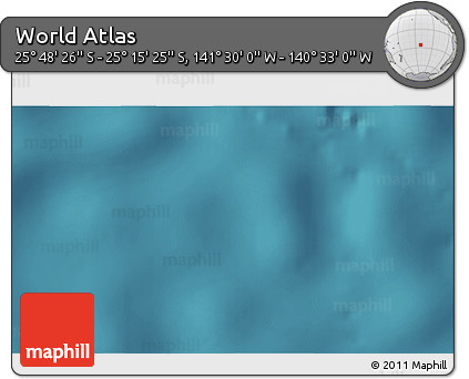 Satellite 3D Map of the Area around 25° 31' 56" S, 141° 1' 30" W