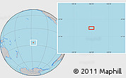 Gray Location Map of the area around 25° 31' 56" S, 146° 7' 30" W