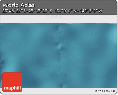 Satellite 3D Map of the Area around 25° 31' 56" S, 149° 31' 30" W
