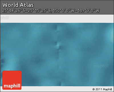Satellite 3D Map of the Area around 25° 31' 56" S, 149° 31' 30" W
