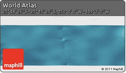 Satellite Panoramic Map of the Area around 25° 31' 56" S, 149° 31' 30" W