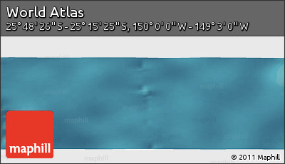 Satellite Panoramic Map of the Area around 25° 31' 56" S, 149° 31' 30" W