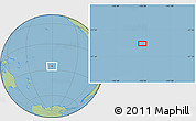Savanna Style Location Map of the area around 25° 31' 56" S, 150° 22' 30" W