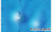 Shaded Relief Map of the area around 25° 31' 56" S, 150° 22' 30" W