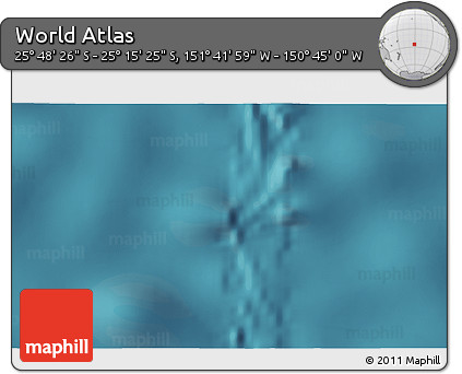 Satellite 3D Map of the Area around 25° 31' 56" S, 151° 13' 29" W